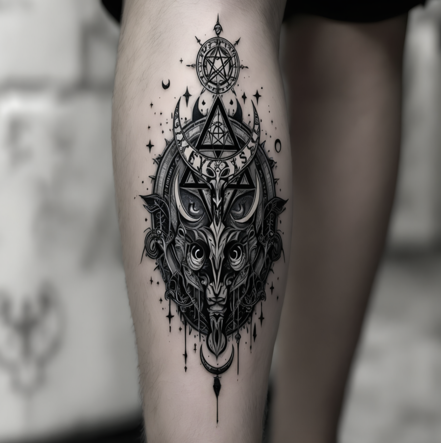 Blackwork sleeve