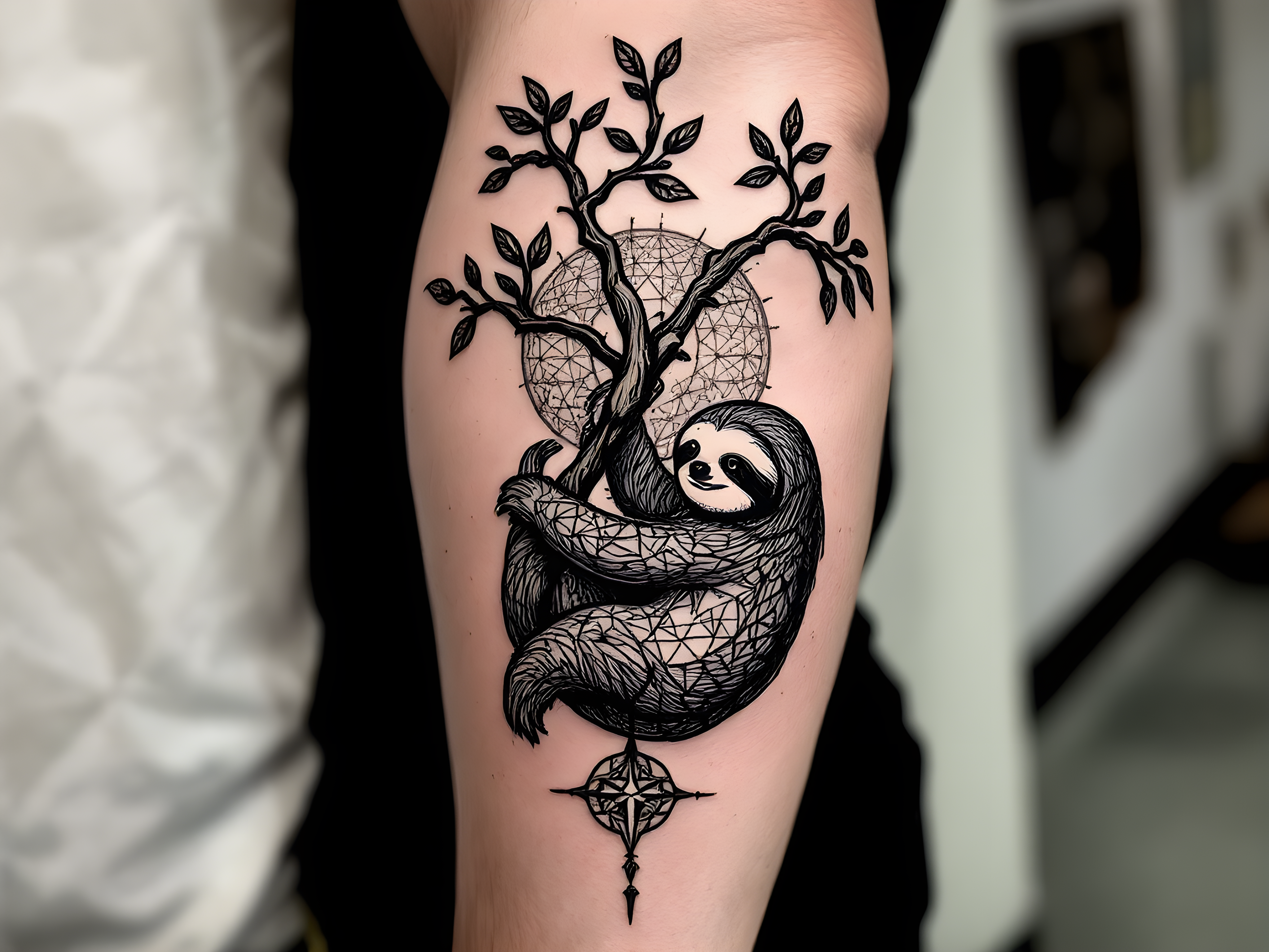 Blackwork sleeve